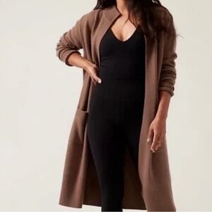 Athleta Spirit Wool Cashmere Cardigan with Pockets